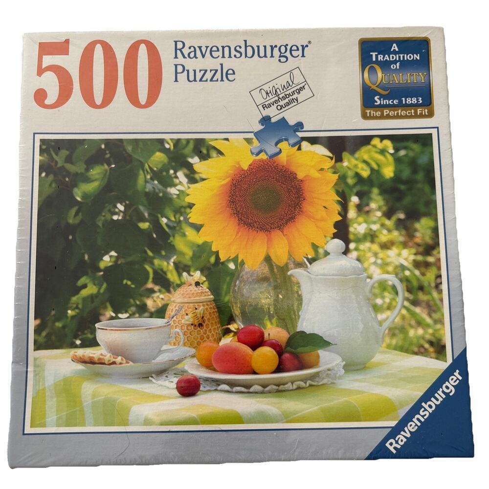 Ravensburger Jigsaw Puzzle 500 Pc Sunny Sweets Sunflower Honey Fruit #813322
